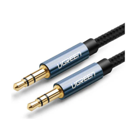 UGREEN 3.5mm Male To Male 3m Round Cable-Blue