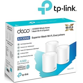TPLink Deco X50 AX3000 Whole Home Mesh WiFi 6 System