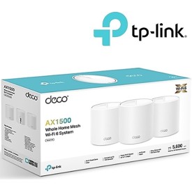 TPLink Deco X10 3-Pack AX1500 Whole Home Mesh Wi-Fi 6 System