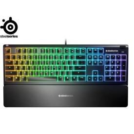 Steelseries Apex 3 RGB Water Resistant Whisper Quiet Keyboard
