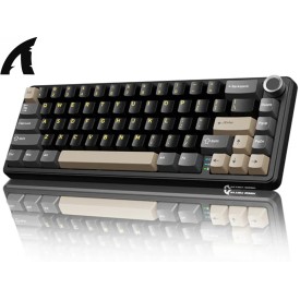 ATTACKSHARK X66 60% Strawberry Switch Wireless Mechanical Keyboard-Starry Black