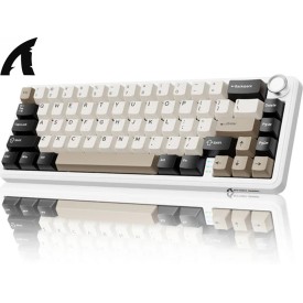 ATTACKSHARK X66 60% Strawberry Switch Wireless Mechanical Keyboard-Cheese White