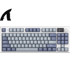 ATTACKSHARK K86 Wireless 75% Mechanical TFT Color Display Gaming Keyboard-Lavender Blue