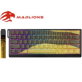 MADLIONS MAD68 HE Magnetic Amber Switch Hall Effect Keyboard-Yellow(Limited Edition)