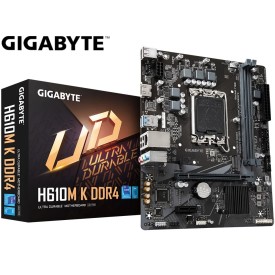 Gigabyte H610M K DDR4 (rev. 1.0) PCIe 4.0* Design Gen3 x4 M.2 Gaming Motherboard