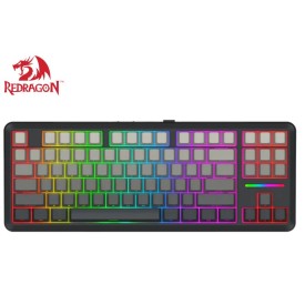 Redragon WILDSLASH K734SP-RGB-PRO 3-Mode Connection TKL GASKET Mounted Mechanical Keyboard