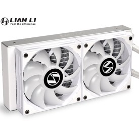 Lian Li GALAHAD 240 RGB AIO Liquid Gaming CPU Cooler-White