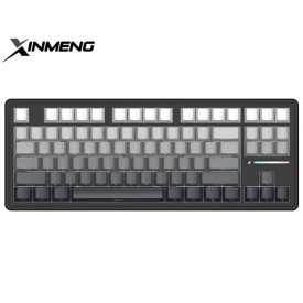 SAMA XINMENG M87 Pro TFT Rocket Racoon Tri-Mode Gasket Mechanical Keyboard–Gradient Black