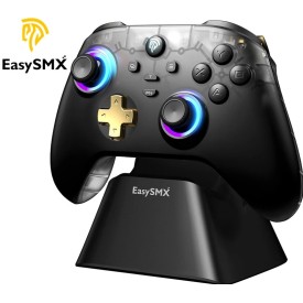 EasySMX D05 Multi Platform Gaming Controller With Charging Dock-Black