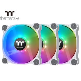 ThermalTake Pure 12 ARGB Sync Radiator 3 Fans Pack With Controller White