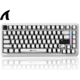 ATTACK SHARK X82PRO HE Wireless Rapid Trigger Magnetic Switch Gaming Keyboard-Comic White