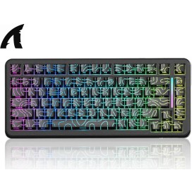 ATTACK SHARK X82PRO HE Wireless Rapid Trigger Magnetic Switch Gaming Keyboard-Black Contours