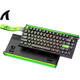 ATTACK SHARK R85 HE Rapid Magnetic Switch Custom Lightbox Wired Keyboard Black