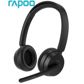 Rapoo H200 Dual Mode Bluetooth 5.3 2.4GHz Wireless Audio Headphone Black
