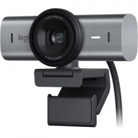 Logitech MX Brio 4K Ultra HD Collaboration and Streaming Webcam-Pale Grey