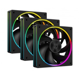 ID-Cooling AF-127-ARGB-K Trio ARGB Casing Fans (Black)
