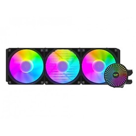 Darkflash Radiant DC 360 ARGB 360MM Liquid CPU Cooler - Black